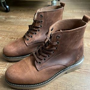 Golden Fox leather boots